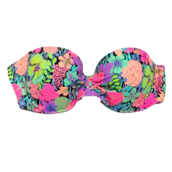 *Host Pick* VS FLORAL PRINT BIKINI TOP - Picture 1 of 8
